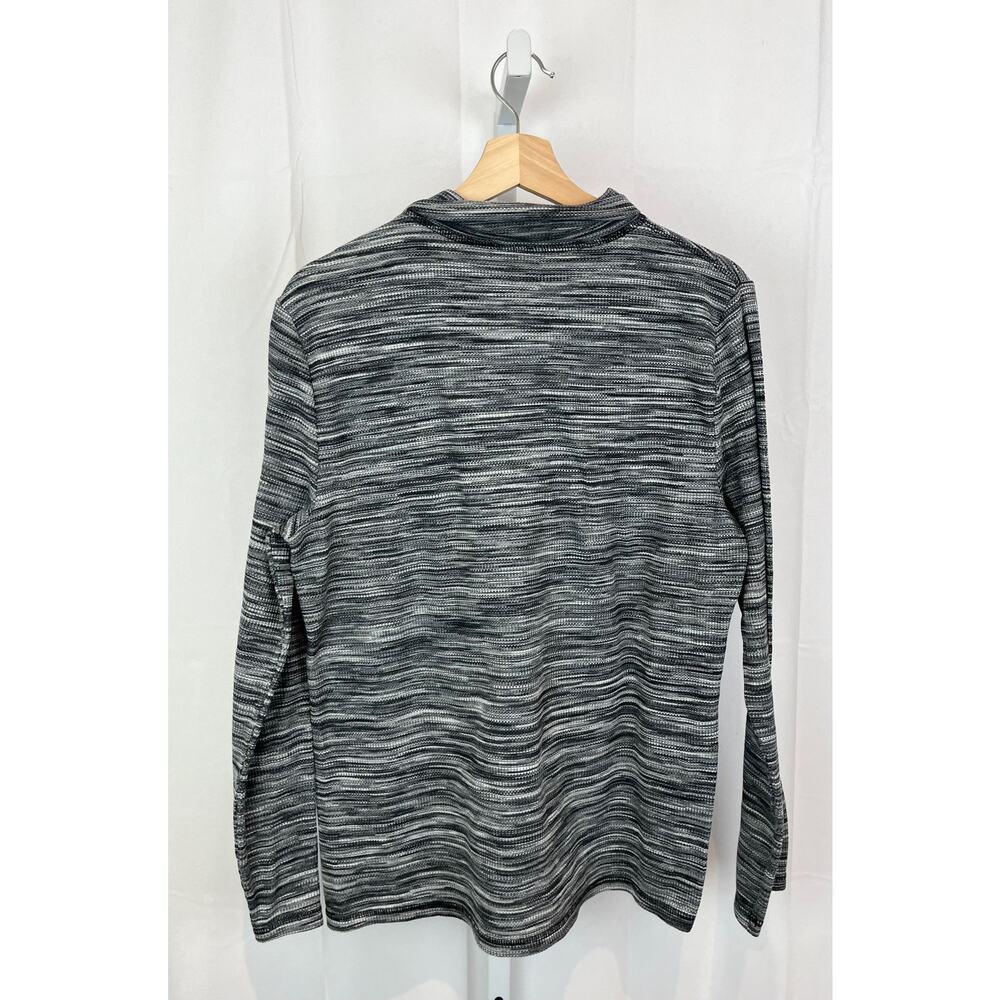 T By Talbots Size Xl Snap Mock Turtleneck Top The… - image 2